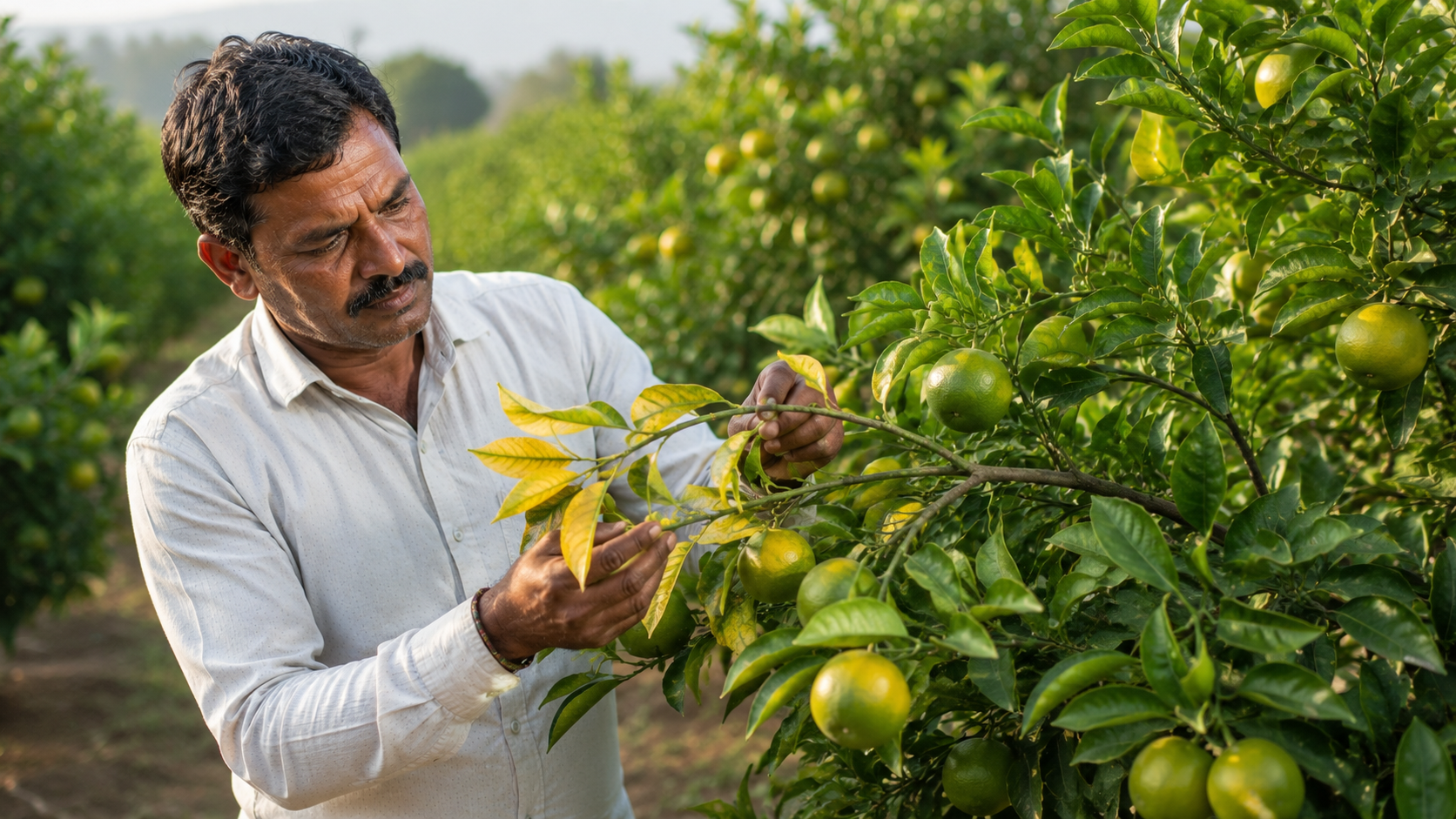 Citrus crop support
