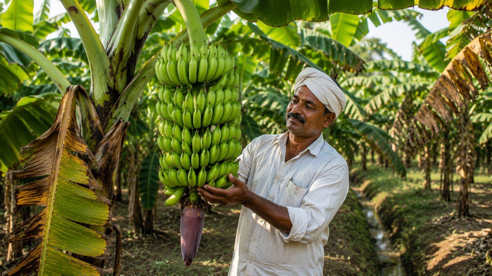 Banana field guidance